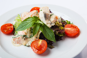 Salad with fish sauce