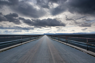 Endless road, endless horizon, Iceland