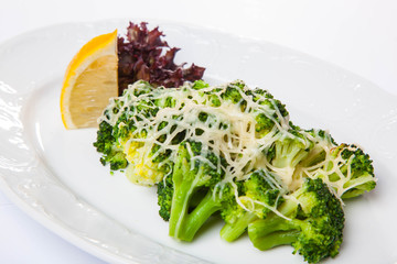 green Broccoli with cheese