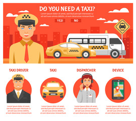 Taxi Service Infographics