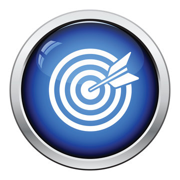 Target With Dart In Bulleye Icon