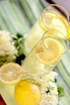 Elder flower lemonade