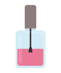 Make up and Cosmetic. nail polish icon. vector graphic