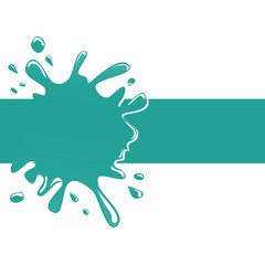 Paint design. Splash icon. vector graphic