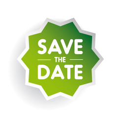 Save the Date vector star