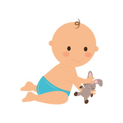 Baby kid design. infant icon. isolated image. vector graphic