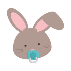 animal design. cartoon rabbit icon. isolated image. vector graph