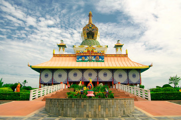 Buddhist temple in Lumbini