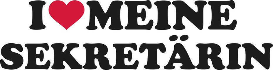 I love my Secretary german