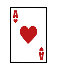 Casino concept. card  icon. vector graphic