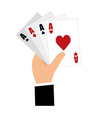 Casino concept. card  icon. vector graphic