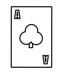 Casino concept. card  icon. vector graphic