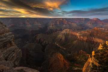 Beautiful Landscape of South Rim Grand Canyon