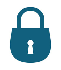 Security system concept. padlock  icon. protection concept. vect