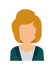 Woman design. female avatar icon. vector graphic