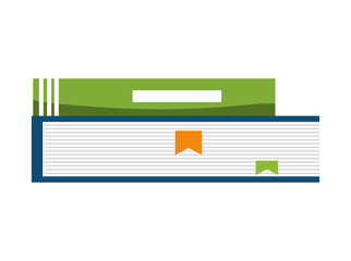 Learning and reading design.  Books  icon. vector graphic