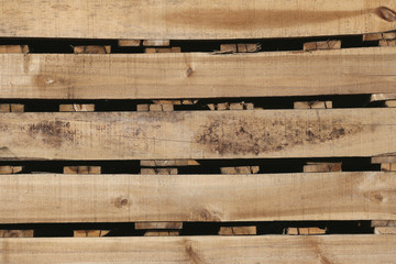 old wood texture of pallets for background.