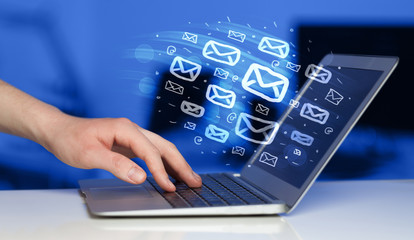 Concept of sending e-mails