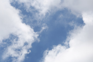 Fototapeta na wymiar Cloud on blue sky in the daytime of Bright weather.
