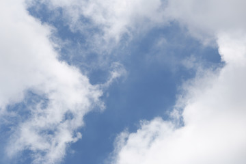 Cloud on blue sky in the daytime of Bright weather.