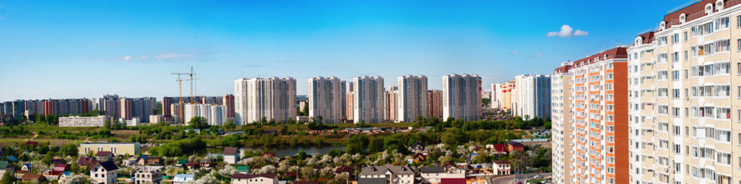 New Multi storey Buildings Construction Landscape