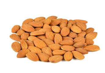 Almond isolated on white background
