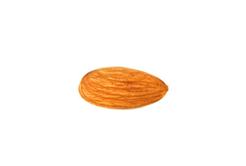 Almonds isolated on white background