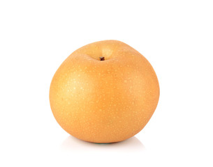 nashi pear on white background