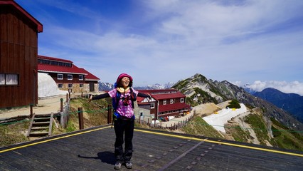 お天気最高、燕岳