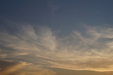 Himmel mit Wolken