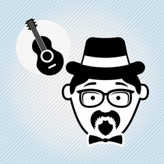 avatar hipster style design 