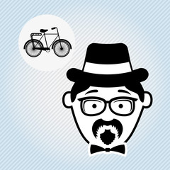 avatar hipster style design 