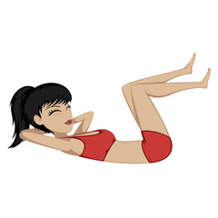 Fototapeta premium Workout girl