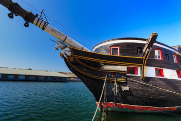 HM Frigate Unicorn in Dundee, Scotland, UK