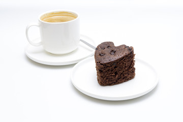 Café con leche y bizcocho