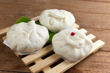 Chinese buns pork steamed
