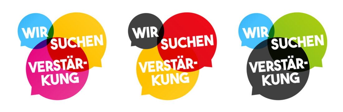 Wir suchen Verst&auml;rkung