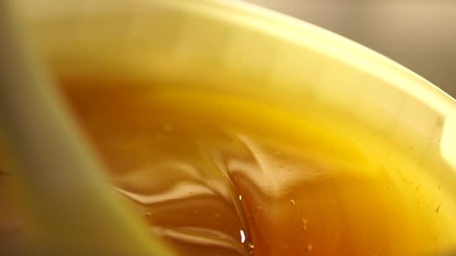 Mixing of golden honey