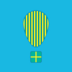 Balloon. Vector illustration.