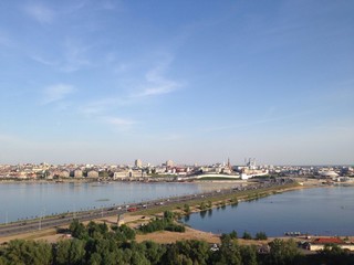Kazan from height, Russia