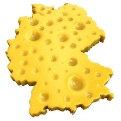 Germany cheese map