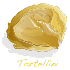 Tortellini Italian vector