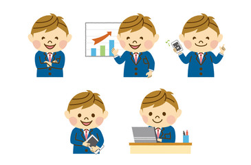 ビジネスマンの解決した顔　その2
