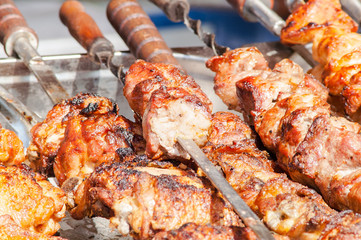 roast meat skewer