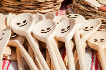 wooden spoons smile