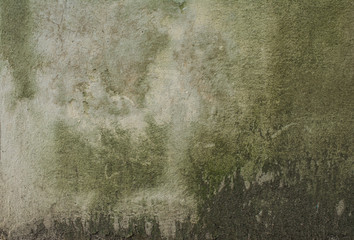 Old painted concrete with decal