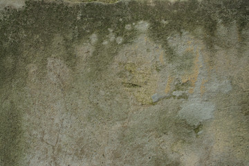Old painted concrete with decal