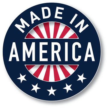 Made in America vector