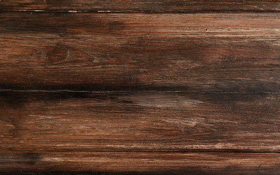 Rustic dark wood