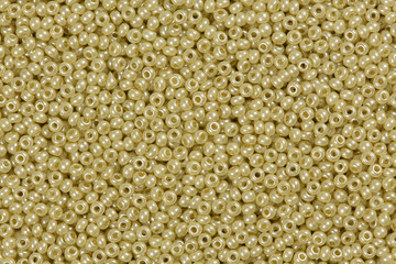 Yellow shining beads. Hi res photo.